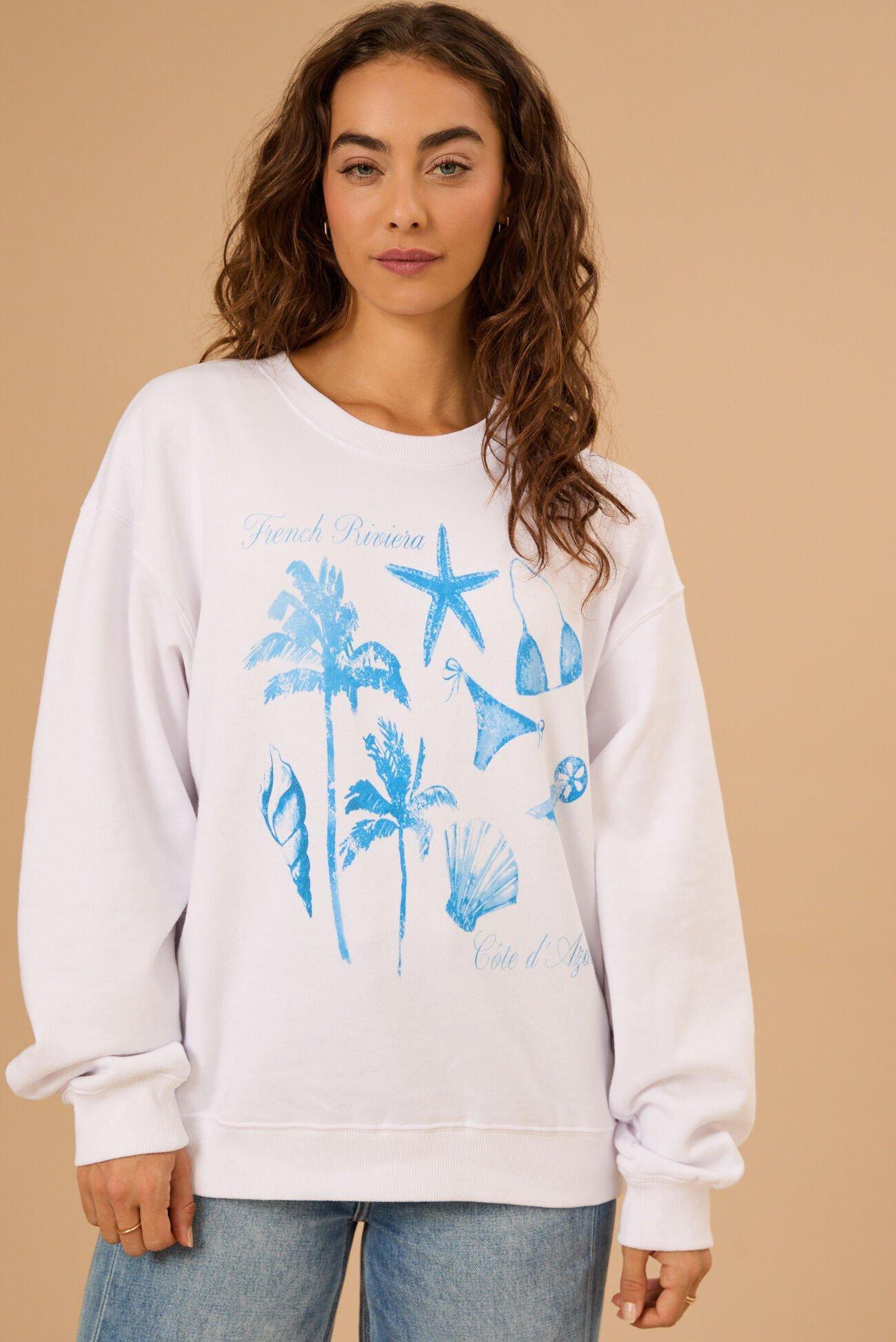 French Riviera Graphic Sweatshirt Product Image