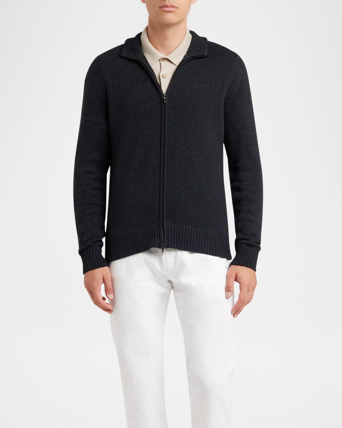 Mens Parksville Cashmere Zip-Up Sweater Product Image