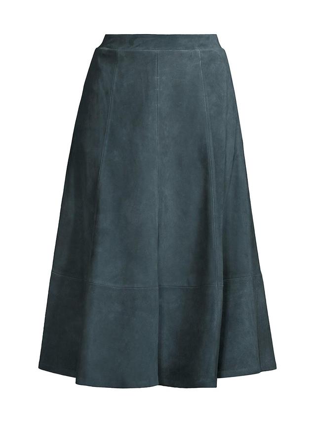 KOBI HALPERIN Amanda Suede Skirt Product Image