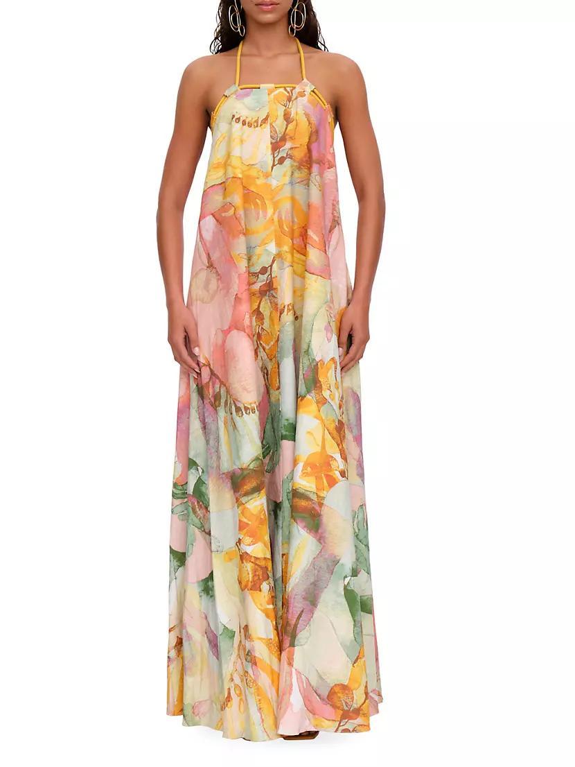 Essi Abstract Cotton Maxi Dress Product Image