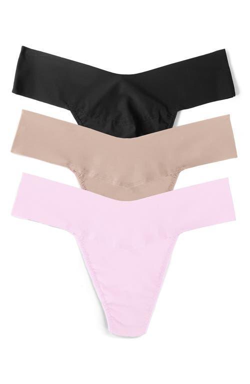 Hanky Panky Breathe Assorted 3-Pack V-Cut Thongs Product Image