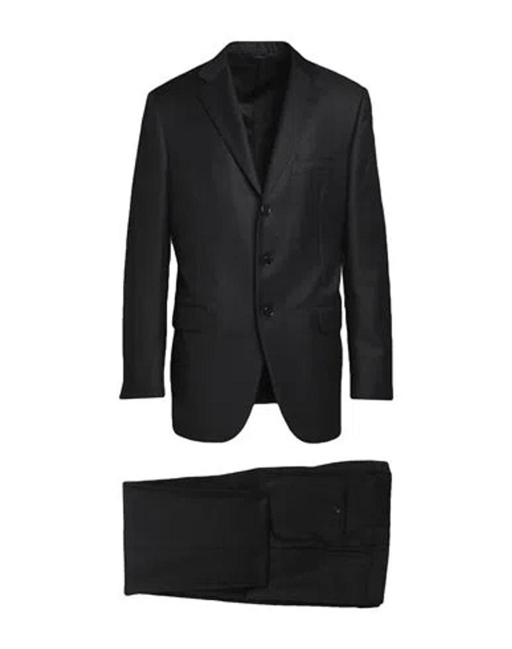 BURBERRY Man Suit Steel Grey Size 44 Super 110s Wool Product Image