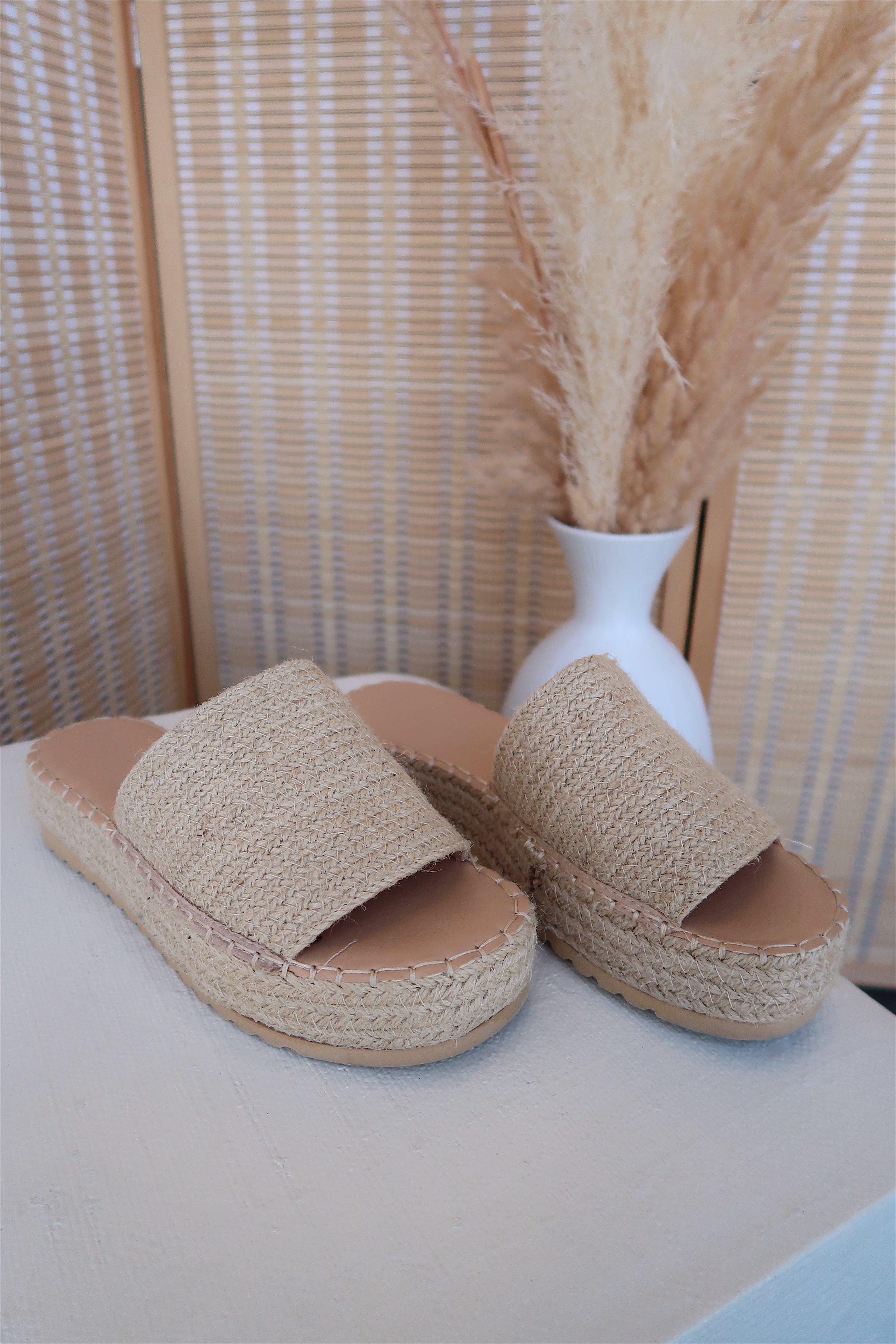 Coconuts by Matisse Del Mar Natural Platform Slide Product Image