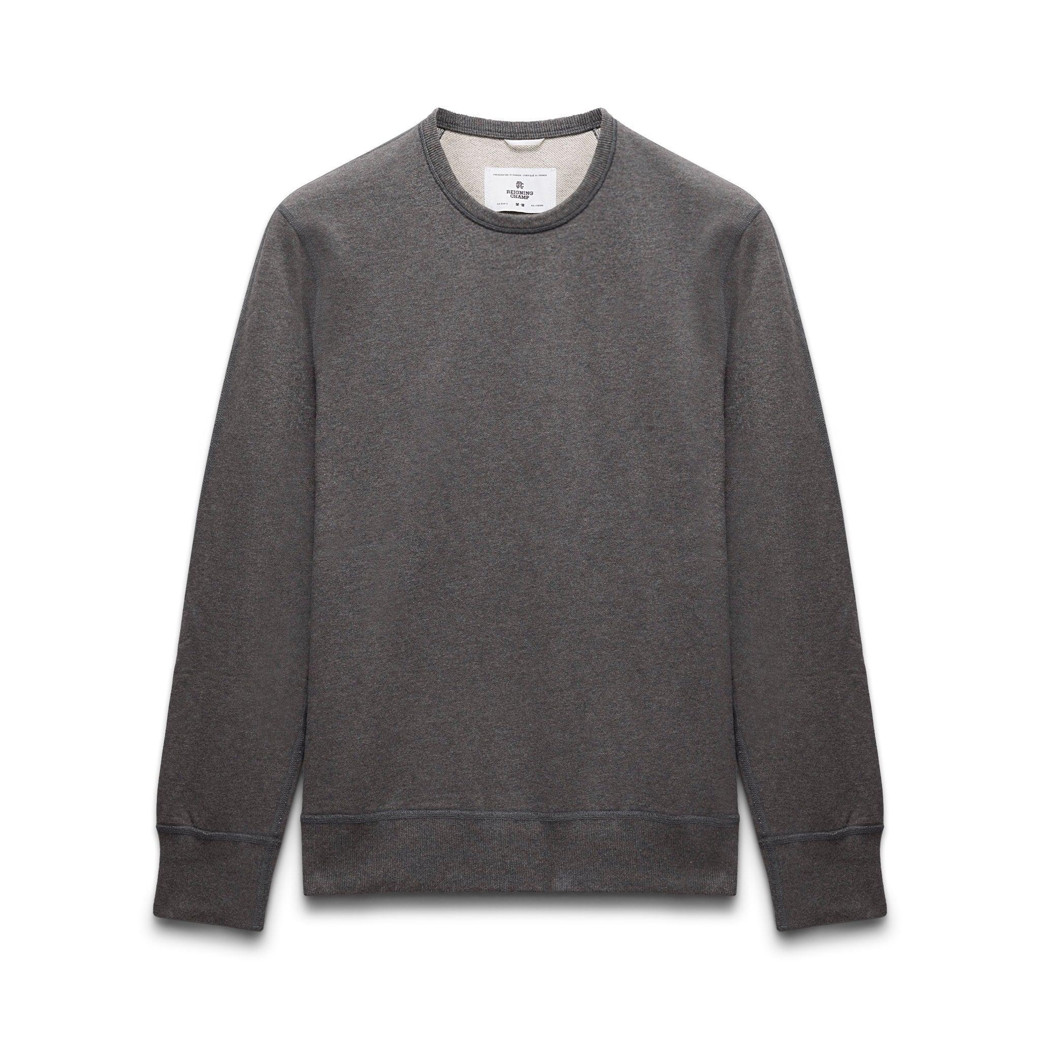 Midweight Terry Slim Crewneck Male Product Image