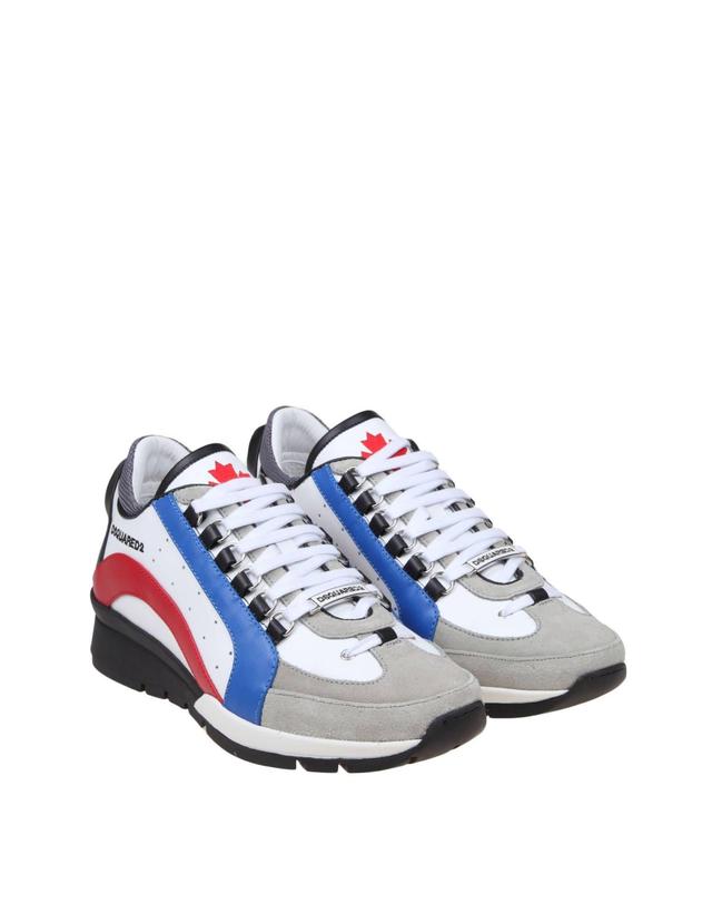 DSQUARED2 Sneakers In Leather And Suede In Multicolor Product Image