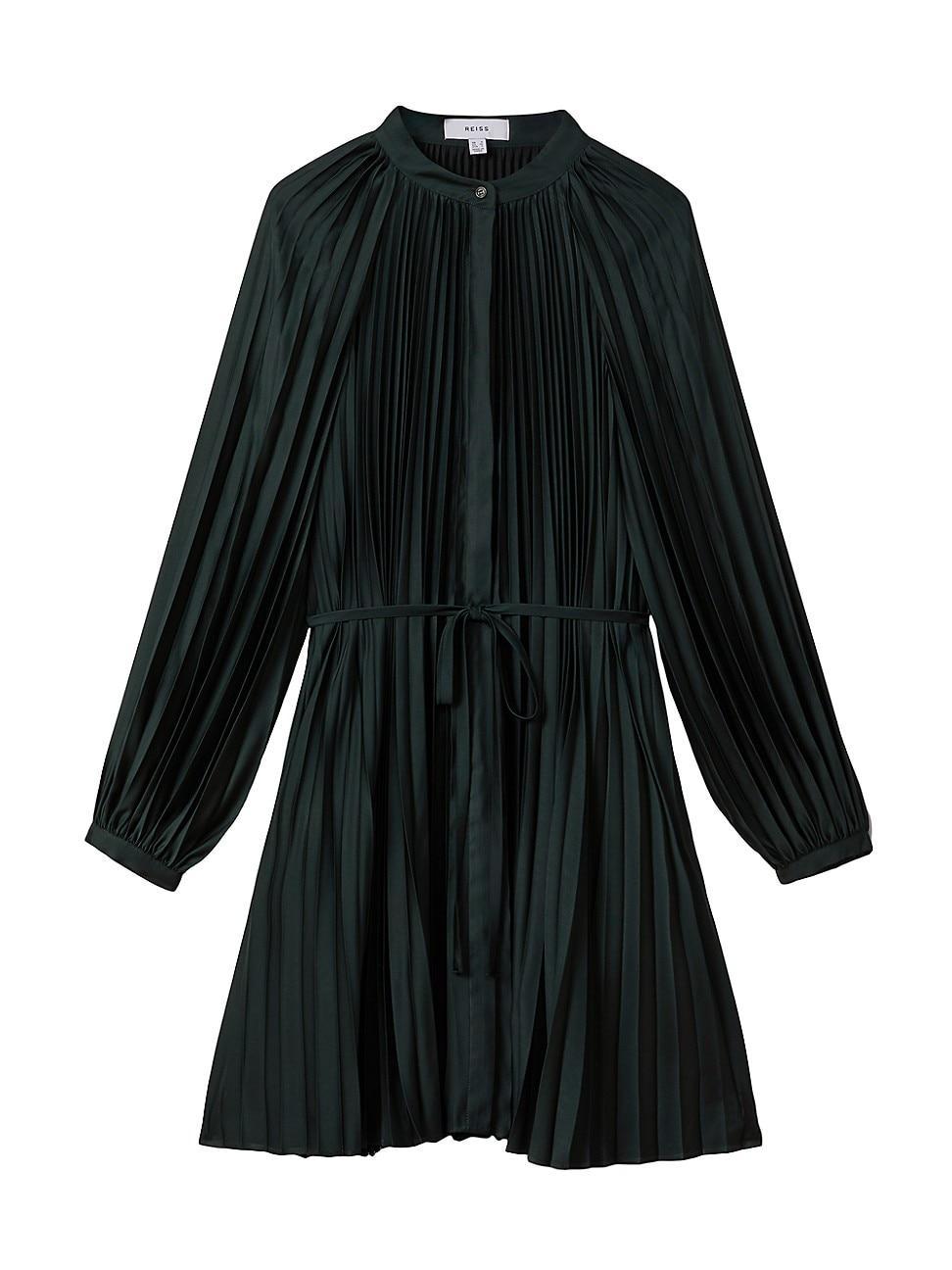 Womens Trina Pleated Minidress Product Image