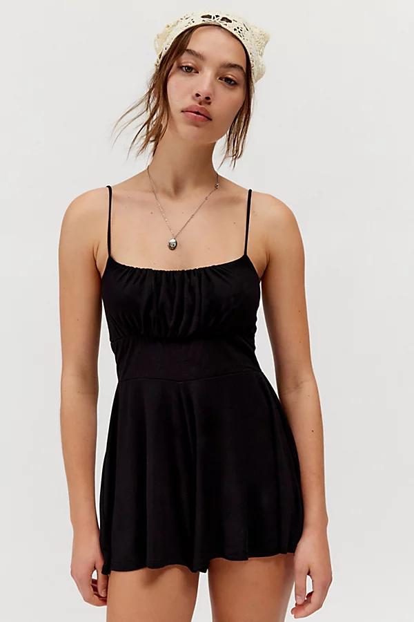 Urban Outfitters UO Emma Square Neck Romper Womens at Urban Outfitters Product Image