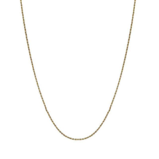 PRIMROSE 18k Gold over Sterling Silver Rope Chain Necklace, Womens Yellow Product Image