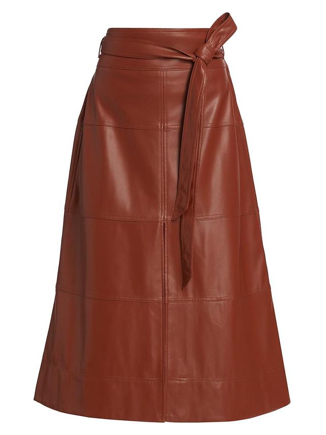 Womens Hudson Tie-Waist Midi-Skirt Product Image