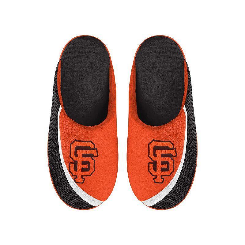 Mens FOCO San Francisco Giants Big Logo Color Edge Slippers Product Image