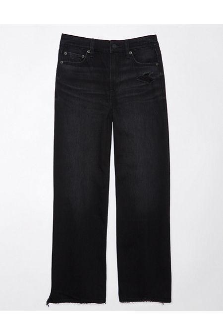 AE Strigid Super High-Waisted Baggy Wide-Leg Ankle Jean Women's Product Image