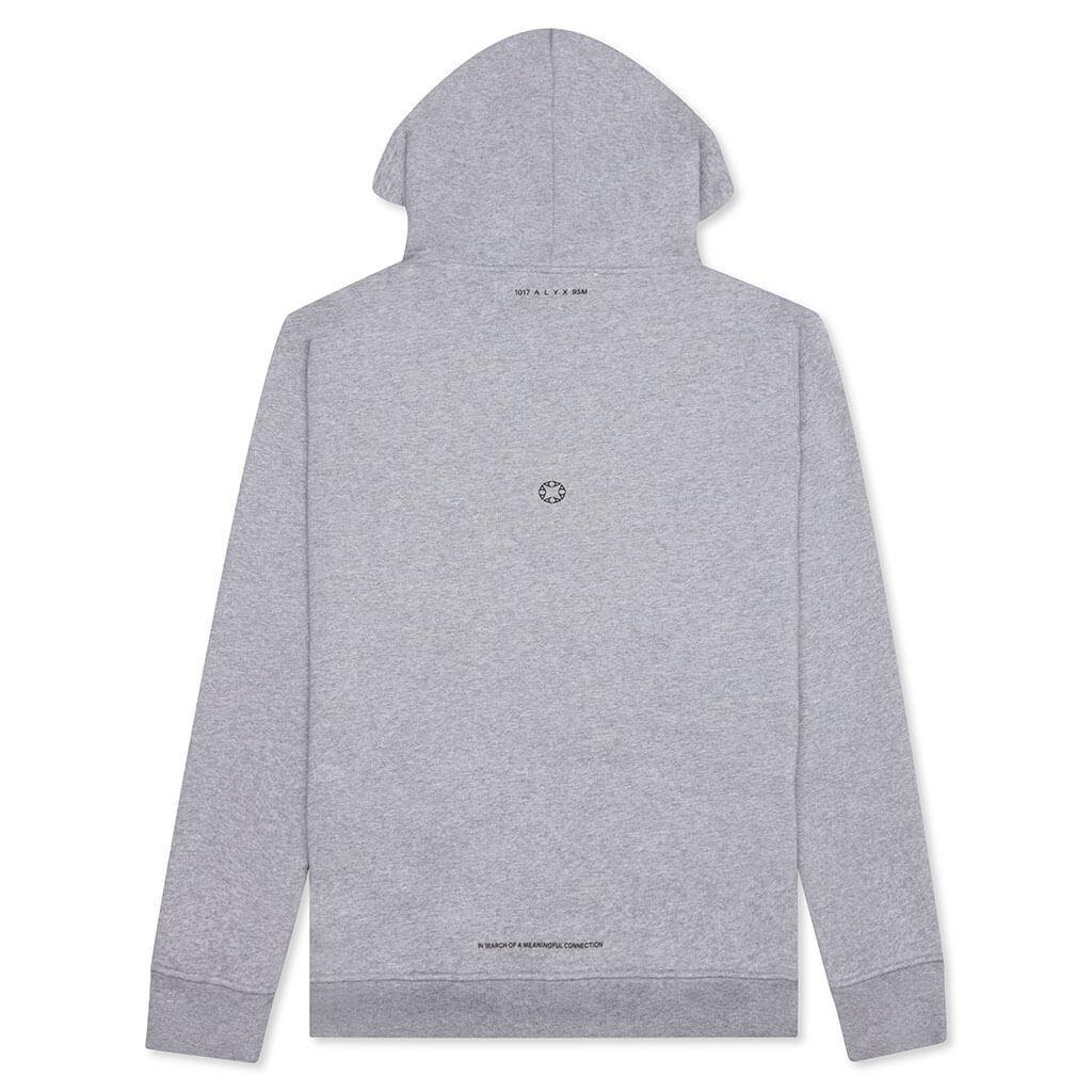 Hoodie - Grey Melange Male Product Image