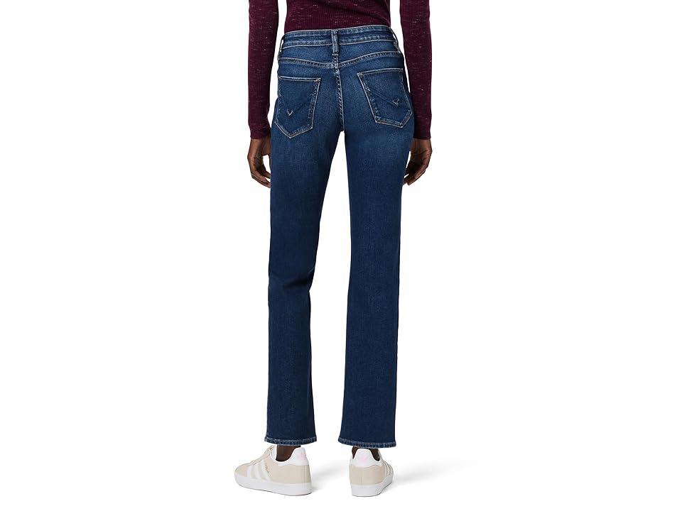 Womens Nico Mid-Rise Straight-Leg Jeans Product Image