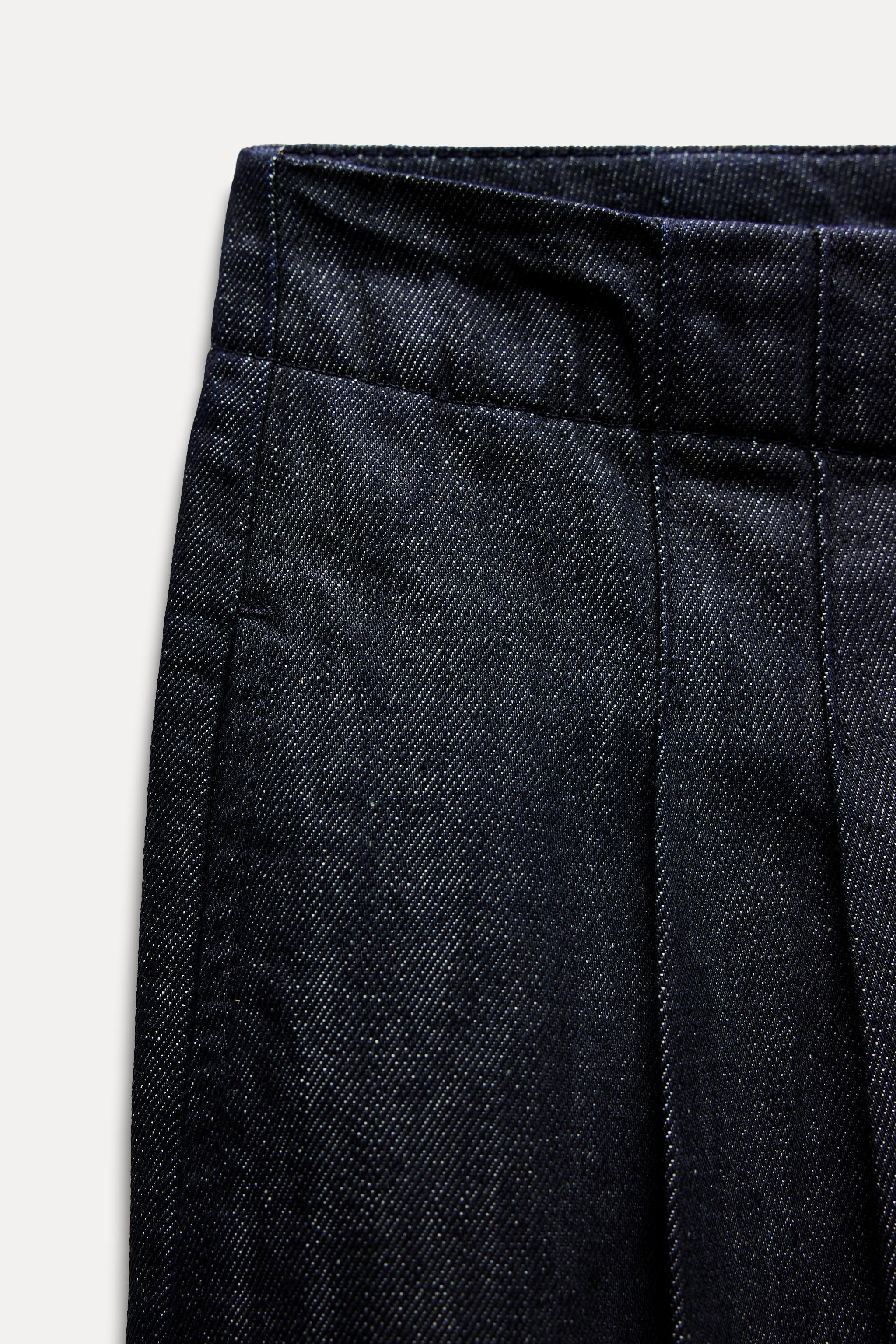 MID WAIST TAPERED JEANS ZW COLLECTION Product Image