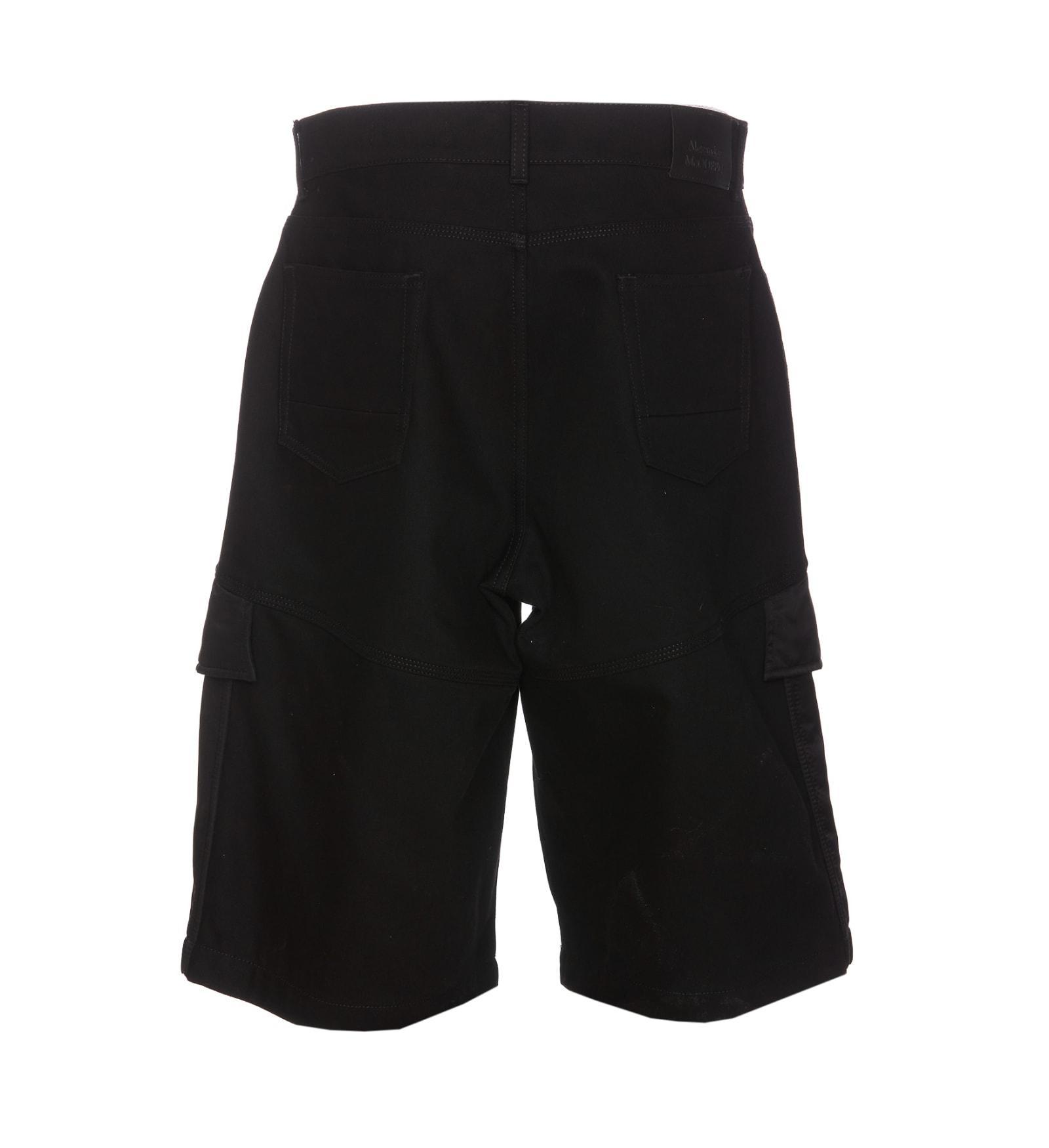 Man Bermuda Shorts Man Black Bermuda Shorts Product Image