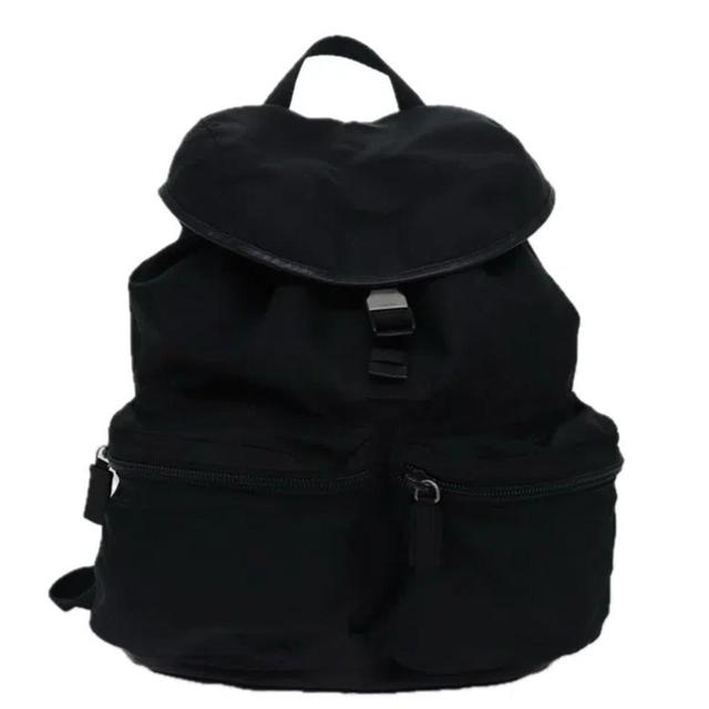 Tessuto Black Synthetic Backpack Bag () Product Image