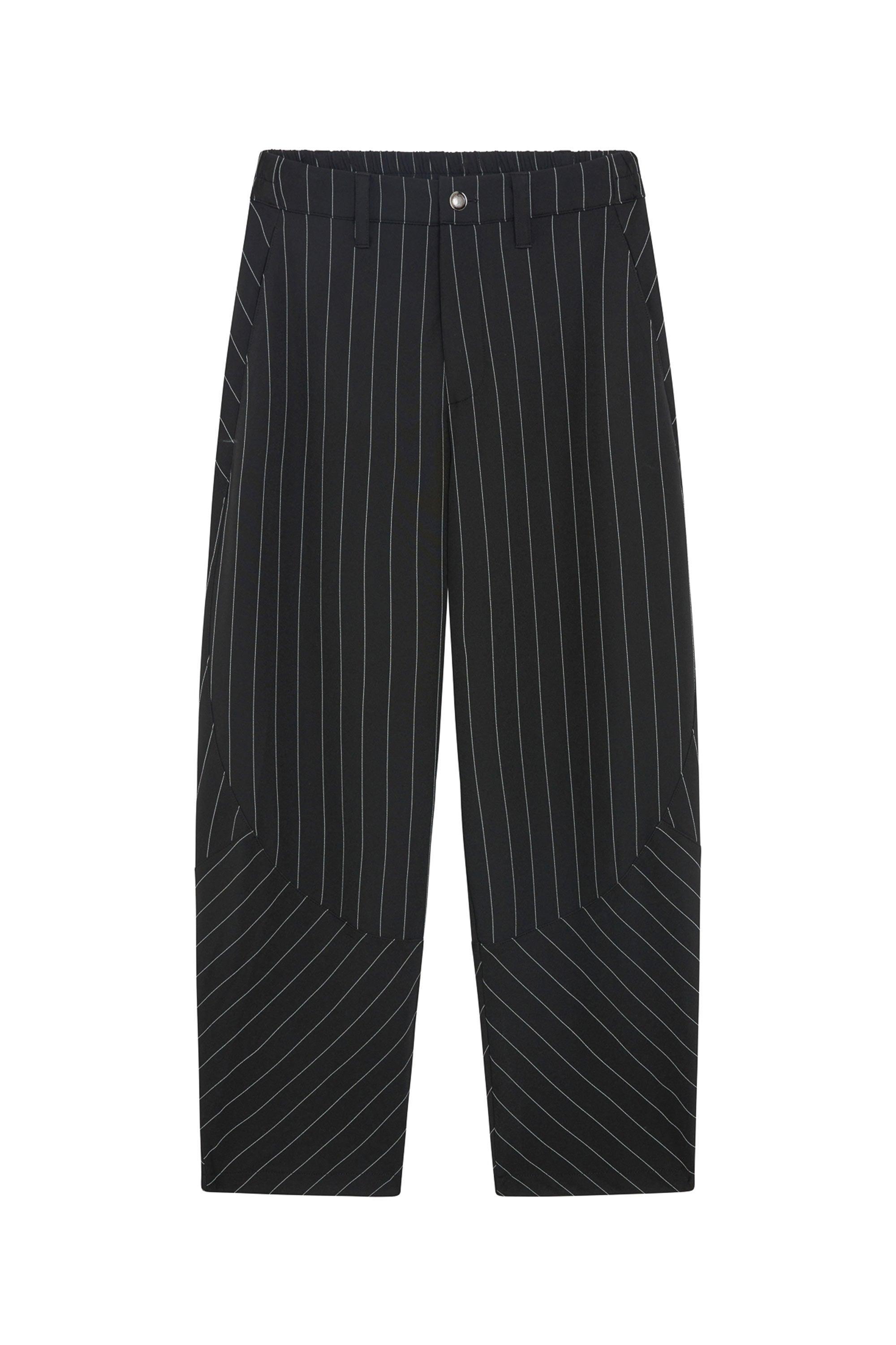 The Pinstripe Wide-ish Pants Product Image