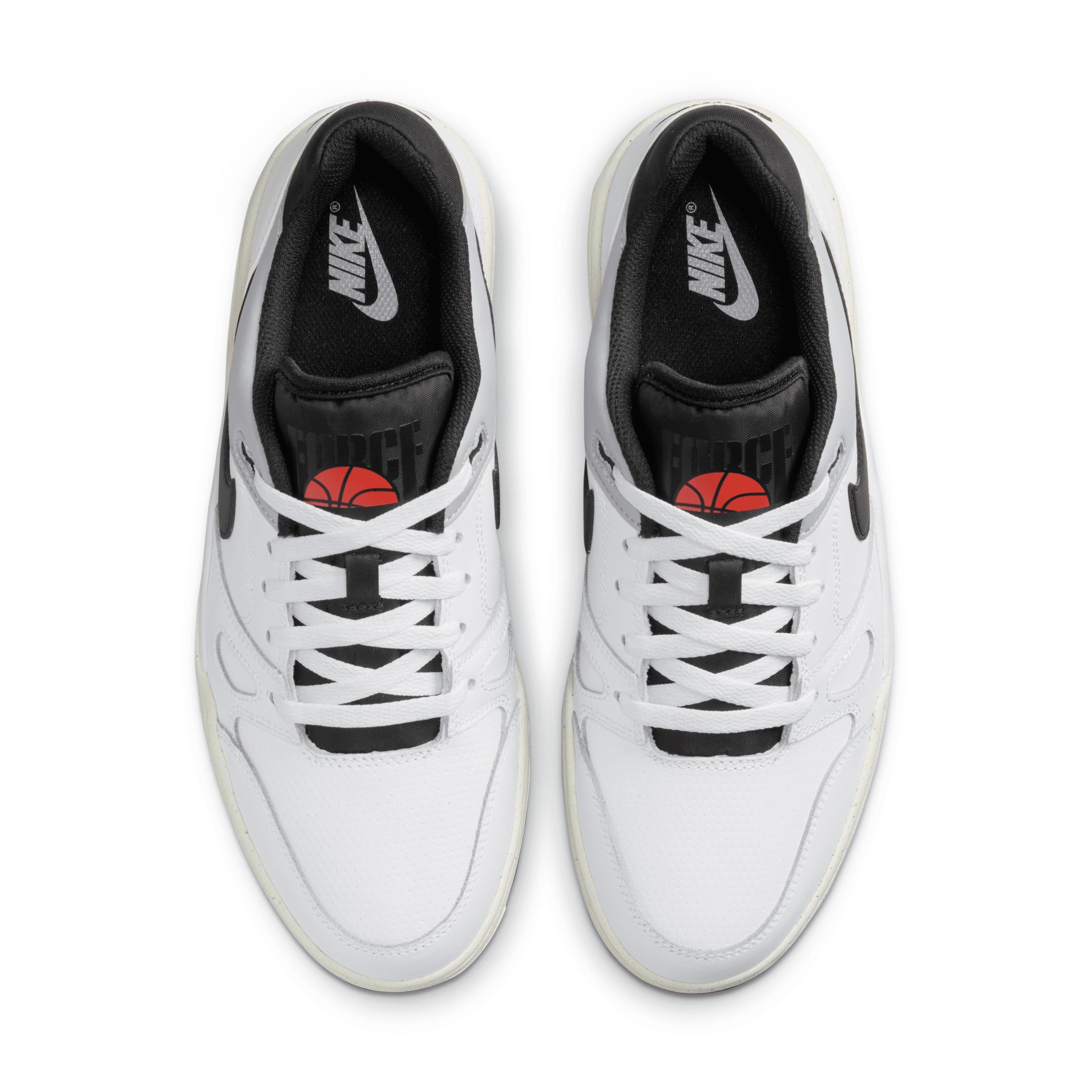 Nike Mens Full Force Low Casual Sneakers from Finish Line - White Product Image