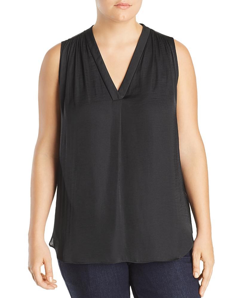 Vince Camuto V-Neck Rumple Blouse Product Image