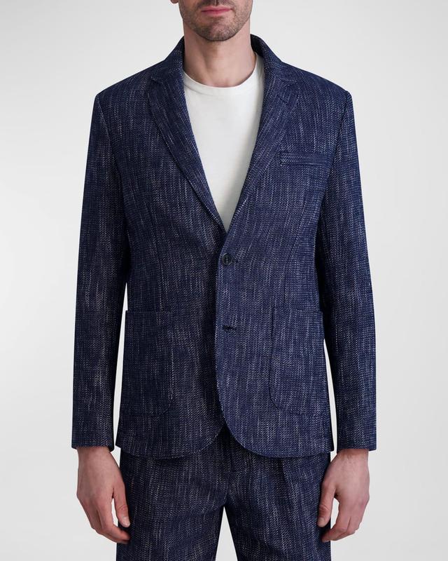 Men's Melange Cotton Blazer Product Image