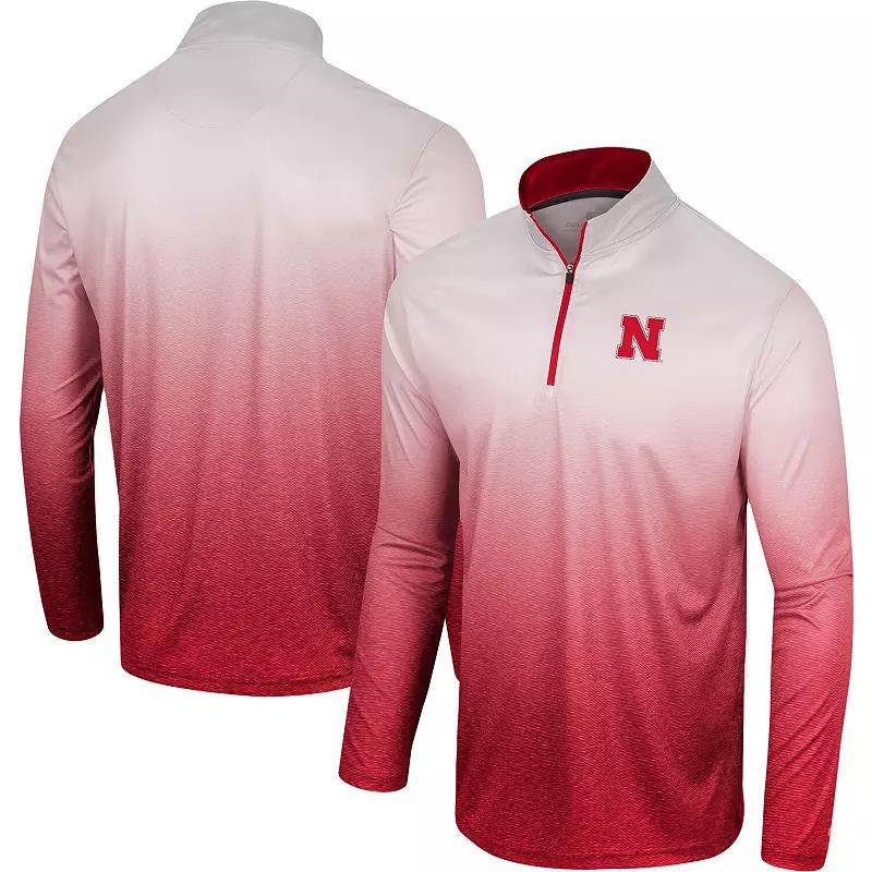 Mens Colosseum /Crimson Washington State Cougars Laws of Physics Quarter-Zip Windshirt Product Image