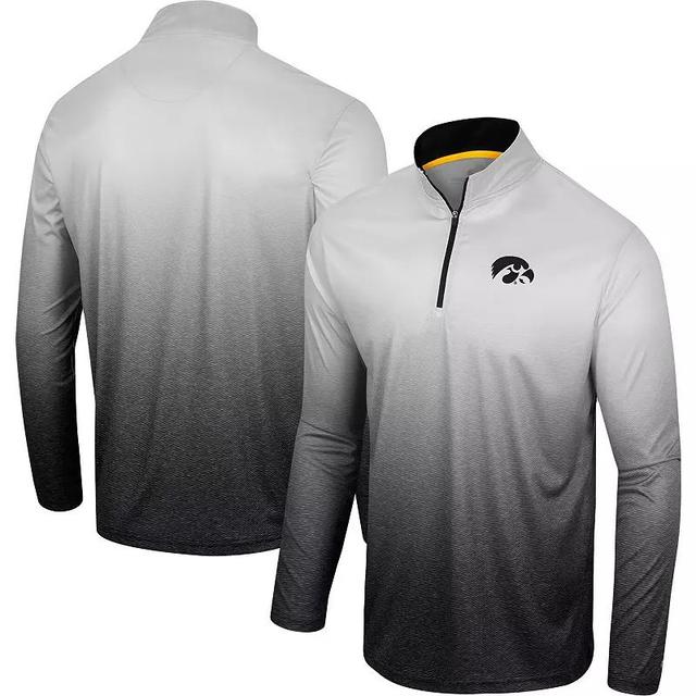 Mens Colosseum /Navy West Virginia Mountaineers Laws of Physics Quarter-Zip Windshirt Product Image