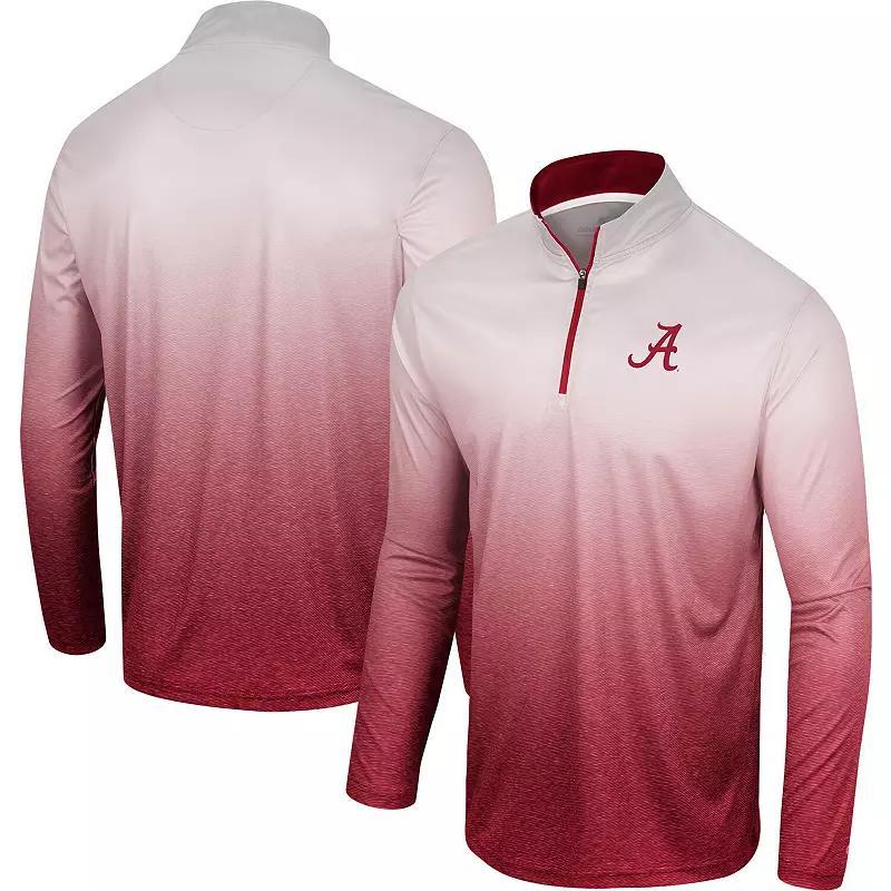 Mens Colosseum /Crimson Washington State Cougars Laws of Physics Quarter-Zip Windshirt Product Image