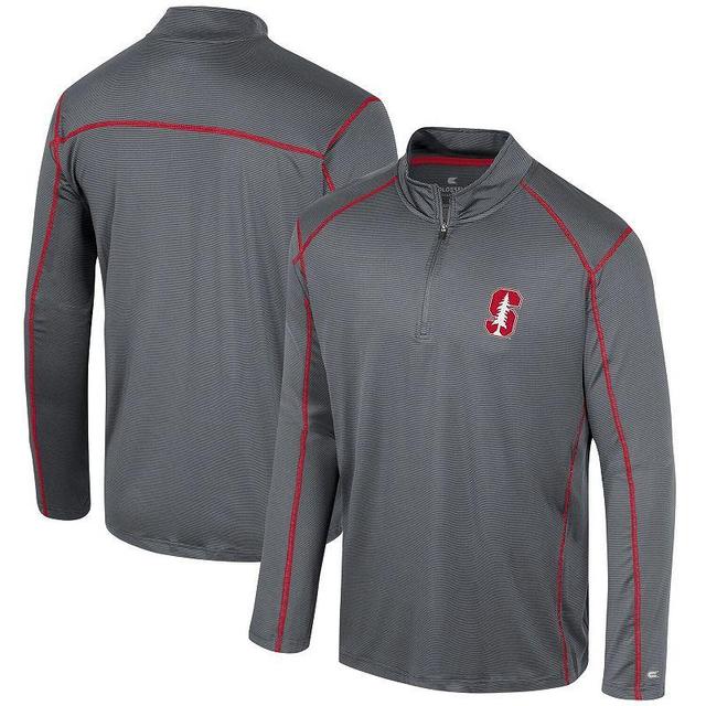 Mens Colosseum Stanford Cardinal Cameron Quarter-Zip Windshirt Product Image