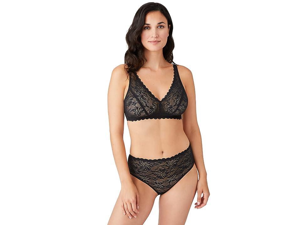 Wacoal Womens Soft Sense Lace Mesh Bralette 810334 Product Image