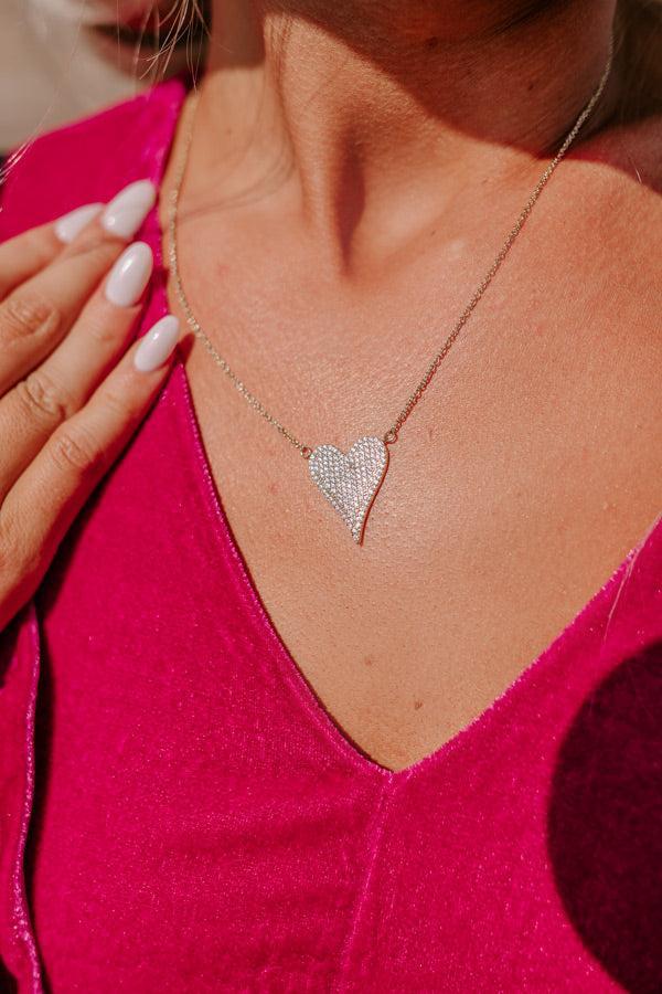 Pure Heart Necklace In Gold Product Image