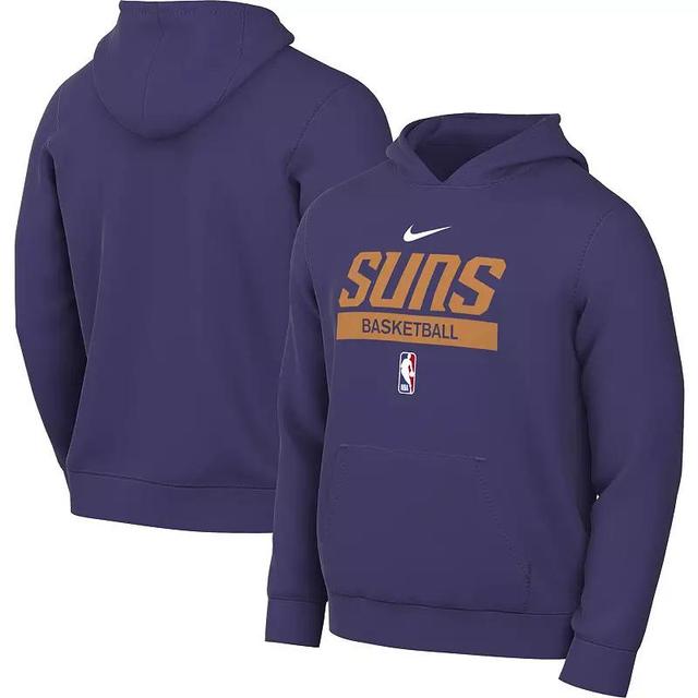 Mens Nike Purple Phoenix Suns 2022/23 Spotlight On-Court Practice Performance Pullover Hoodie Product Image