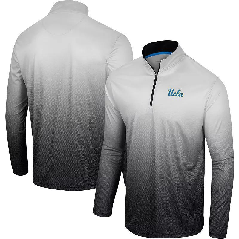 Mens Colosseum /Black UCLA Bruins Laws of Physics Quarter-Zip Windshirt Product Image