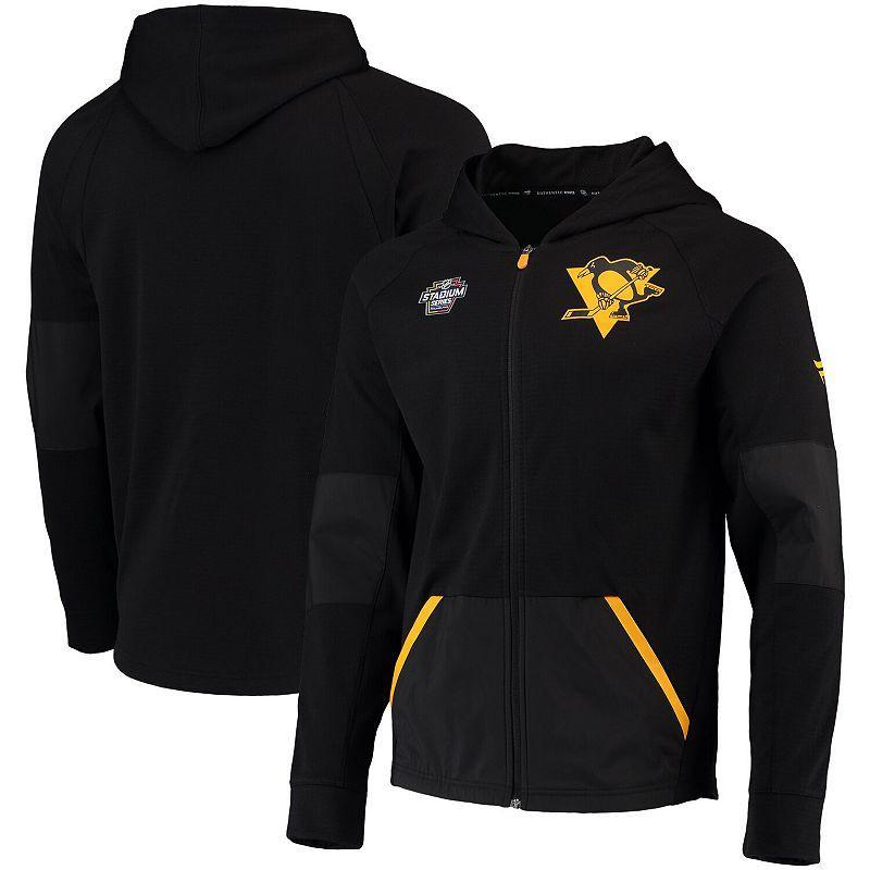 Mens Fanatics Branded Pittsburgh Penguins Rinkside Grid-Back Full-Zip Jacket Product Image