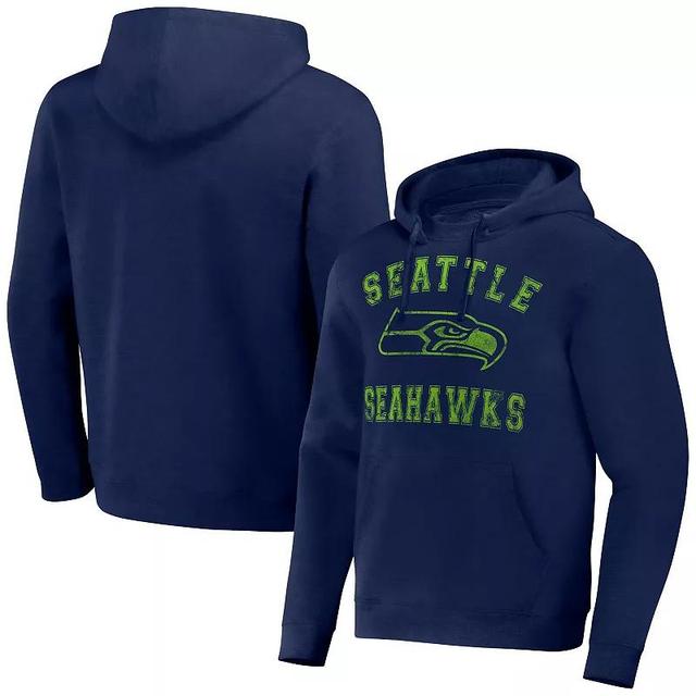 Mens NFL x Darius Rucker Collection by Fanatics Seattle Seahawks Coaches Pullover Hoodie Blue Product Image