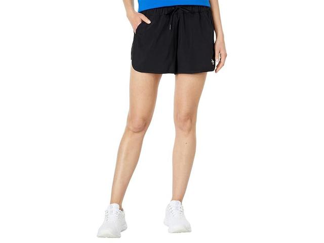 Original Penguin Golf Drawstring Tennis Shorts 4 (Caviar) Women's Shorts Product Image