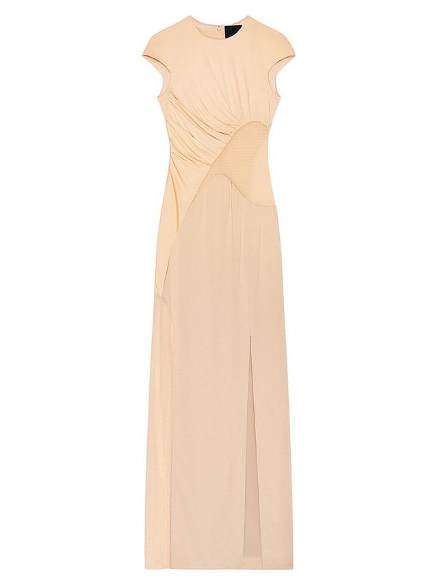 Womens Evening Satin Dress And 4G Lace Product Image