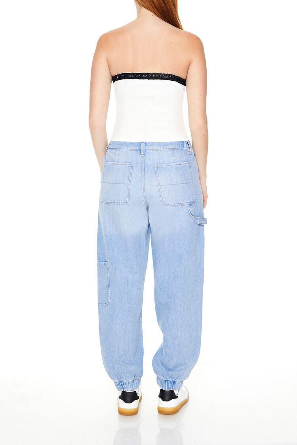 Denim Utility Cargo Joggers | Forever 21 Product Image