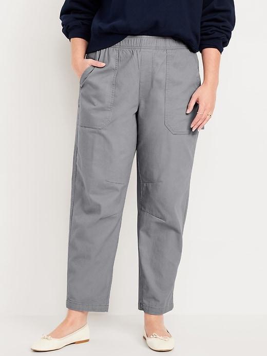 High-Waisted Pulla Utility Pants Product Image