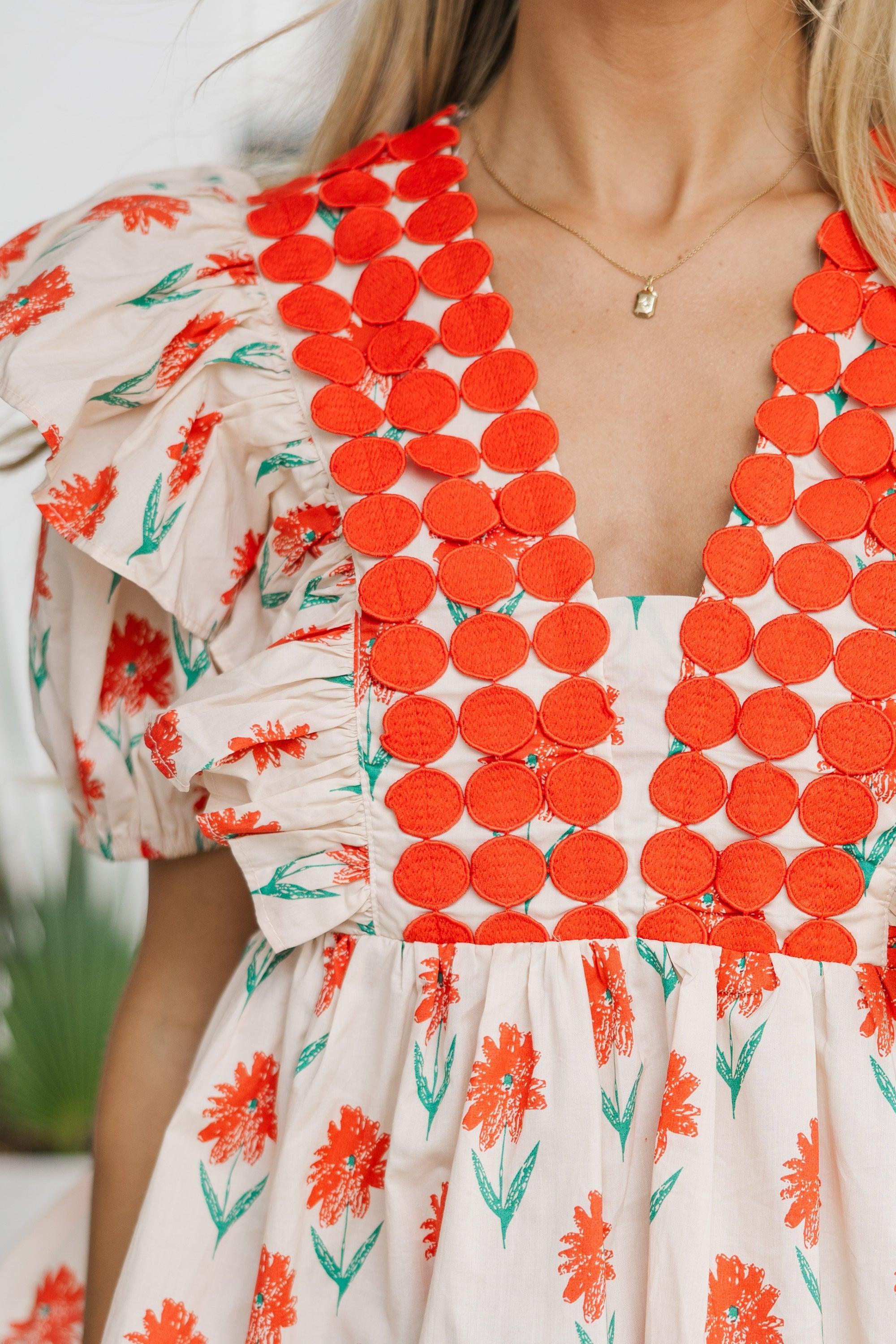 Ready To Go Natural Floral Blouse Female Product Image