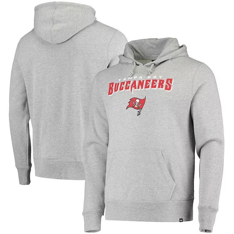 Mens 47 Heathered Gray Tampa Bay Buccaneers Pregame Headline Pullover Hoodie Product Image