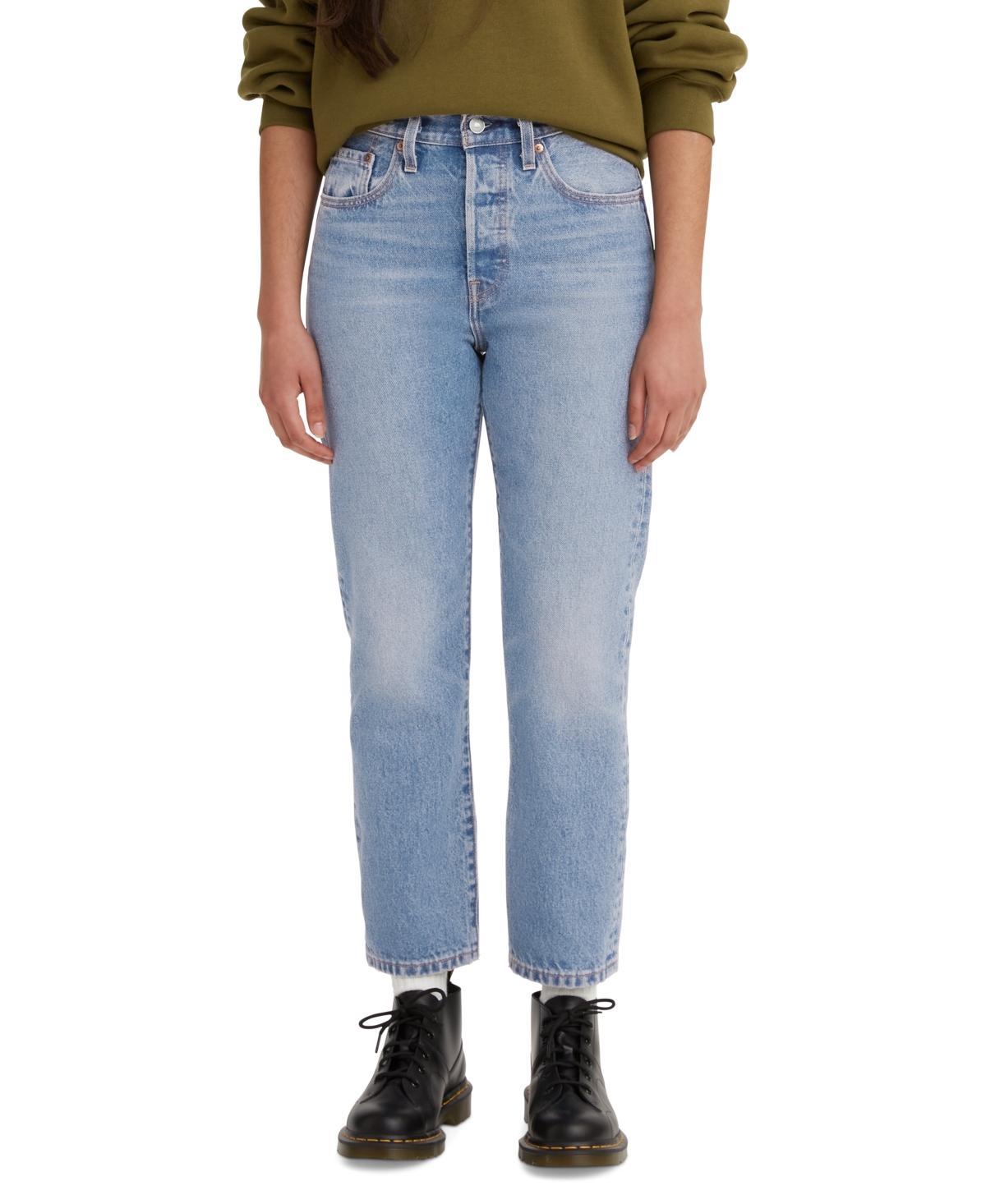 Levis 501 High Rise Crop Straight Jeans product image