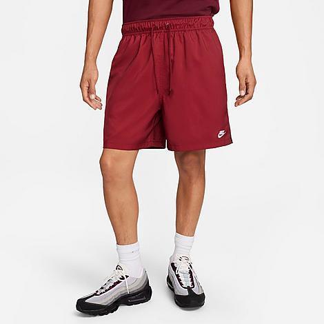 Nike Mens Nike Club Flow Shorts - Mens University Red/White Product Image