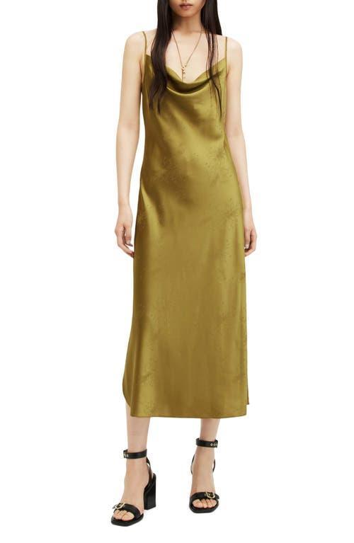 AllSaints Hadley Dress (Sap Green) Women's Dress Product Image