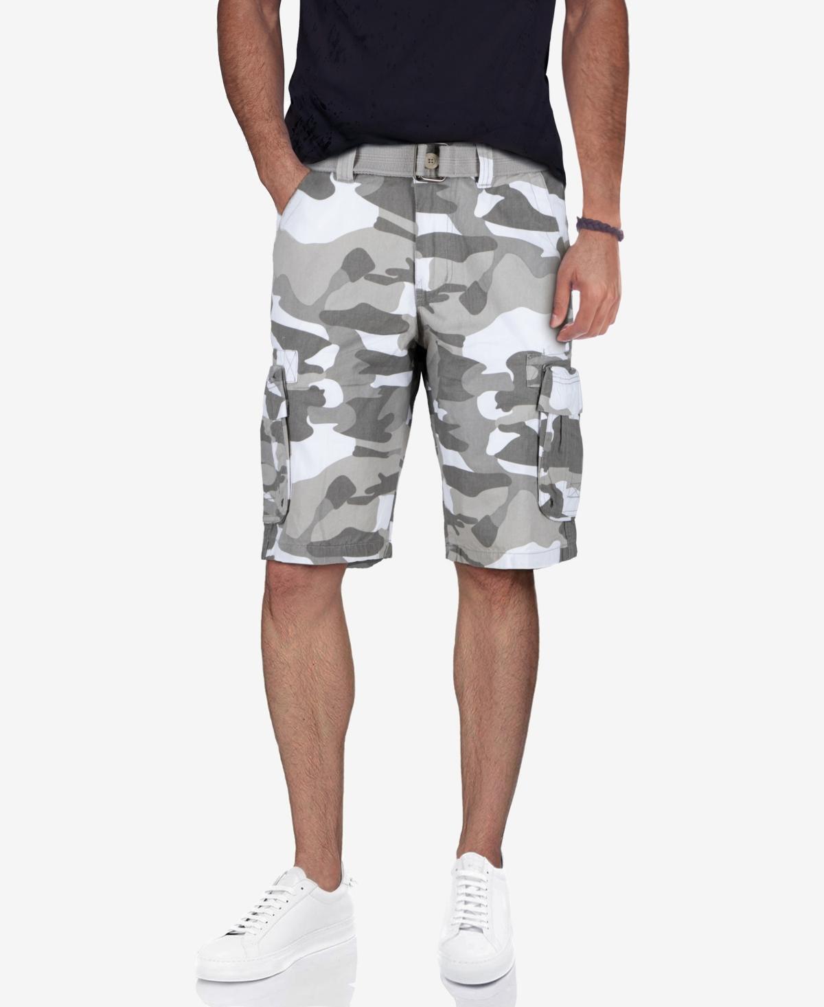 Mens RawX Regular-Fit Belted Cargo Shorts Product Image