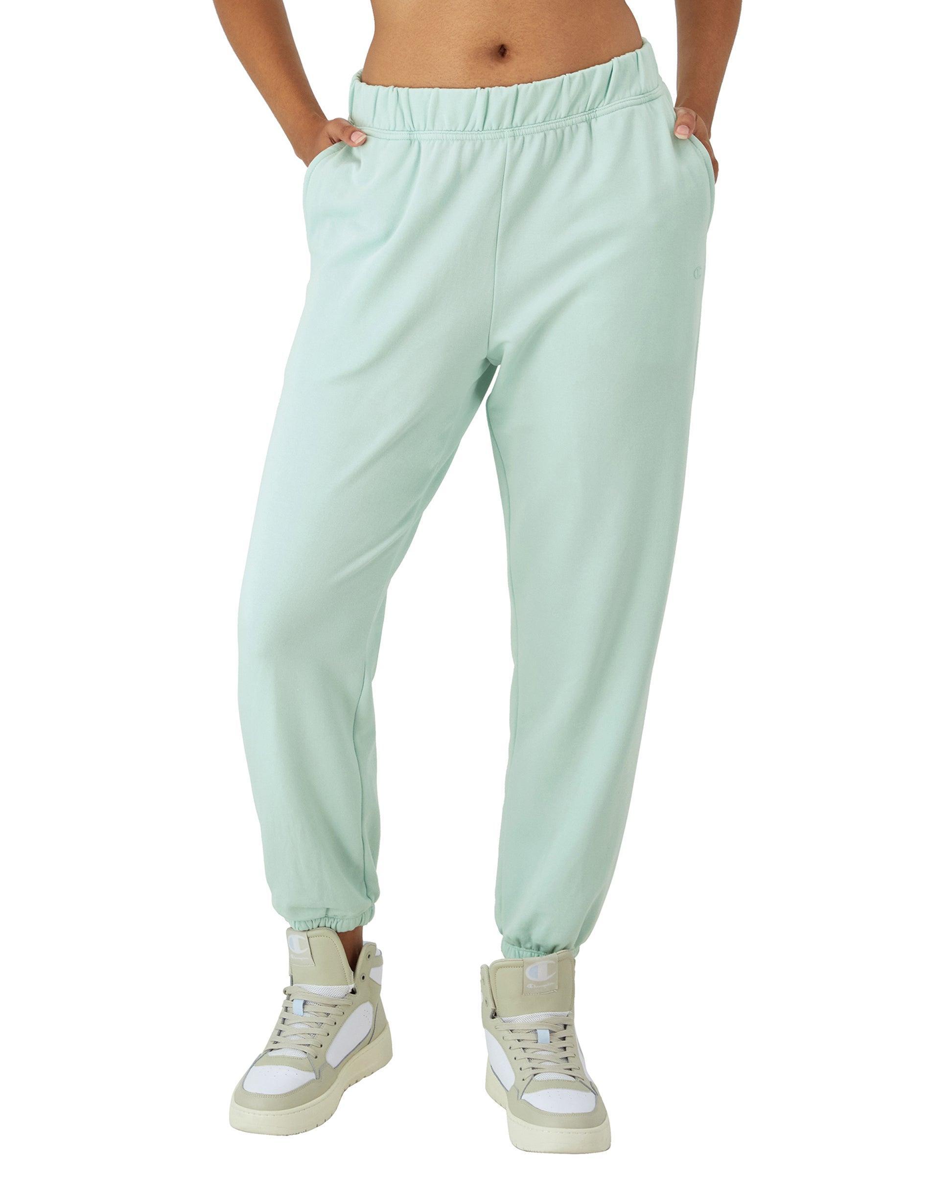 Womens Champion Soft Touch Sweatpants, C Logo, 27 High Tide Coral XS Product Image