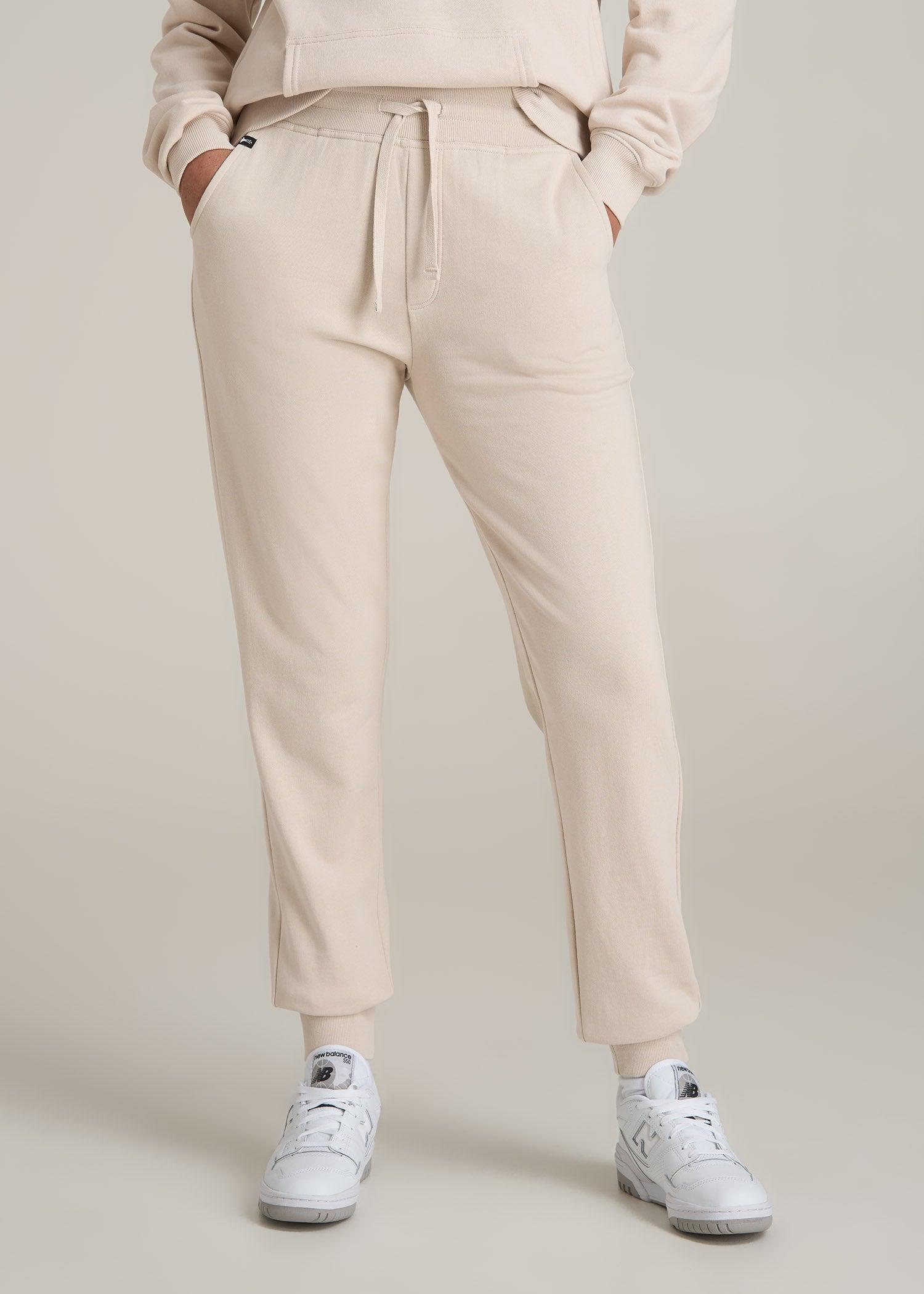 Wearever 2.0 French Terry Joggers for Tall Women in Light Stone product image