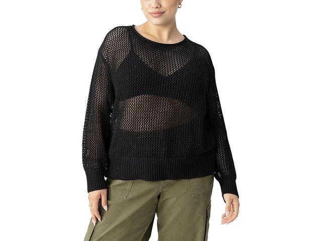 Sanctuary Open Knit Sweater Women's Clothing Product Image