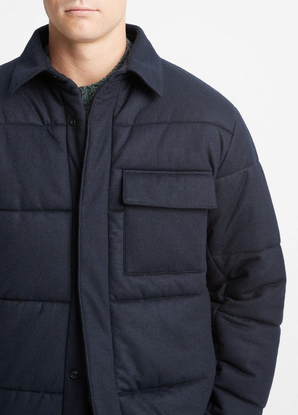 Cozy Wool Quilted Jacket Product Image