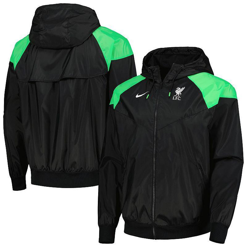 Mens Nike Black Liverpool Windrunner Raglan Full-Zip Jacket Product Image