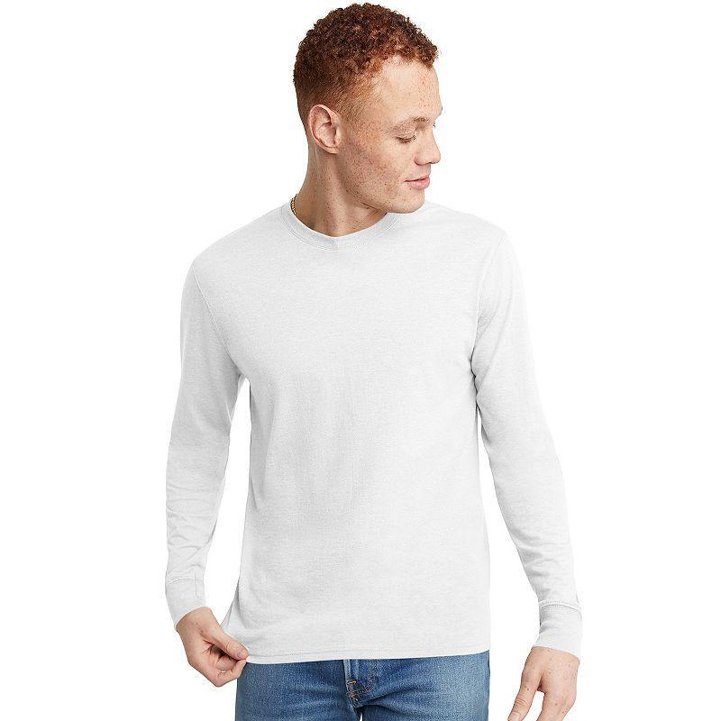 Mens Hanes OriginalsTri-BlendTee Oregano Grey Product Image